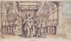Rehoboams Küstahlık by Hans Holbein der Jüngere